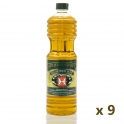 CAJA: 9 botellas de 1L aceite de oliva virgen extra