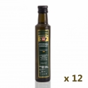 CAJA: 12 botellas de cristal de 0'25L aceite de oliva virgen extra