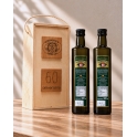 Estuche 60 Aniversario: 2 botellas de cristal de 0,5 L. Aceite de oliva virgen extra