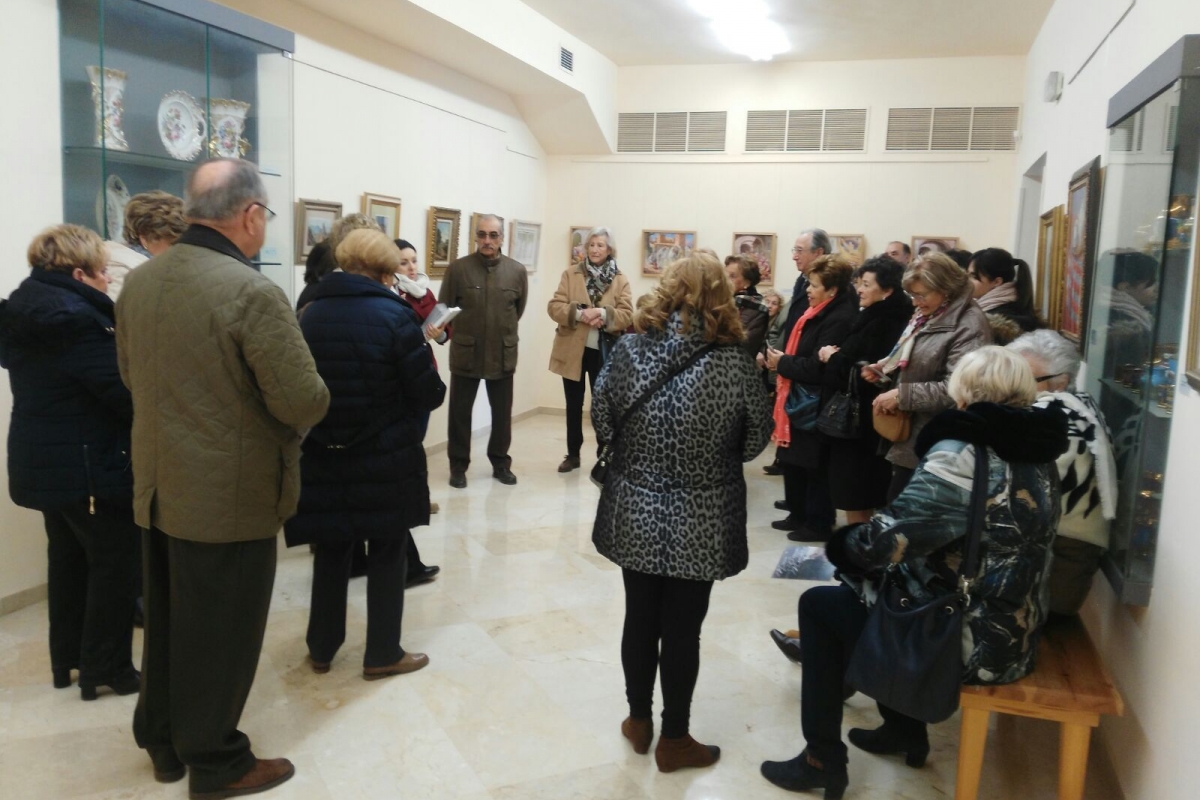 Visita de la Asociación de Amas de Casa Helvia (Córdoba)